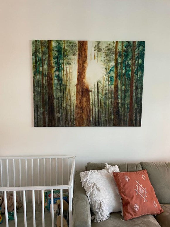 Painting Lost, oilpainting by Annica Delfos in Amsterdam The Netherlands