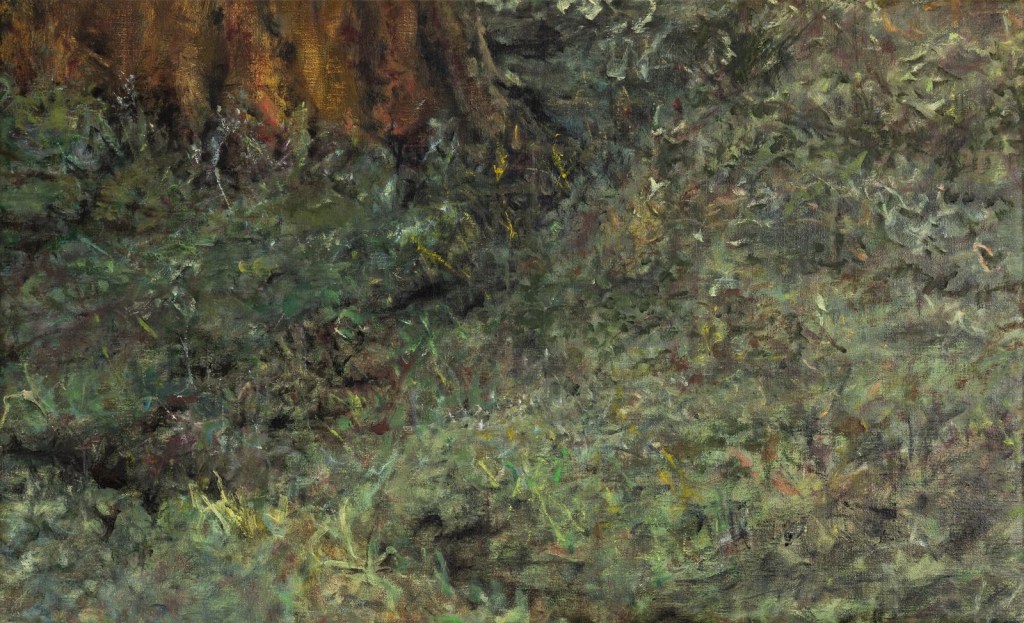 Ny Början ( New Beginning) 90 x 50 cm Annica Delfos oil-painting